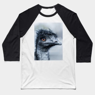 Portrait of a Pet Emu Baseball T-Shirt